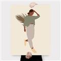 Picture of Palm Girl Fashion III _GroupedProduct_Rectangle_Portrait_Canvas_
