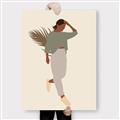 Picture of Palm Girl Fashion III _GroupedProduct_Rectangle_Portrait_Canvas_