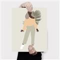 Picture of Palm Girl Fashion IV _GroupedProduct_Rectangle_Portrait_Canvas_