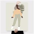 Picture of Palm Girl Fashion IV _GroupedProduct_Rectangle_Portrait_Canvas_