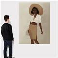 Picture of Fashion lady II _GroupedProduct_Rectangle_Portrait_Canvas_