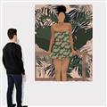 Picture of Tropical Lady II _GroupedProduct_Rectangle_Portrait_Canvas_