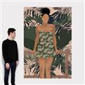 Picture of Tropical Lady II _GroupedProduct_Rectangle_Portrait_Canvas_