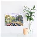 Picture of Canoe at Lake Louise  _GroupedProduct_Rectangle_Landscape_Canvas_