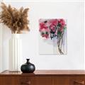 Picture of Red Floral Lamp _GroupedProduct_Rectangle_Portrait_Canvas_