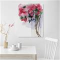Picture of Red Floral Lamp _GroupedProduct_Rectangle_Portrait_Canvas_