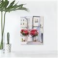 Picture of Red Floral Buildings _GroupedProduct_Rectangle_Portrait_Canvas_
