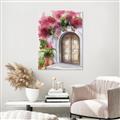 Picture of Red Floral Arch _GroupedProduct_Rectangle_Portrait_Canvas_
