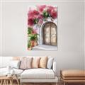 Picture of Red Floral Arch _GroupedProduct_Rectangle_Portrait_Canvas_