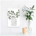 Picture of Leaves in Fun Vase II  _GroupedProduct_Rectangle_Portrait_Canvas_