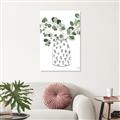 Picture of Leaves in Fun Vase II  _GroupedProduct_Rectangle_Portrait_Canvas_