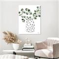 Picture of Leaves in Fun Vase II  _GroupedProduct_Rectangle_Portrait_Canvas_
