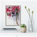 Picture of Red Floral Lamp _GroupedProduct_Rectangle_Portrait_Canvas_Framed_