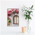 Picture of Red Floral Arch _GroupedProduct_Rectangle_Portrait_Canvas_Framed_