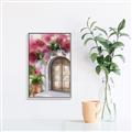 Picture of Red Floral Arch _GroupedProduct_Rectangle_Portrait_Canvas_Framed_