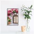Picture of Red Floral Arch _GroupedProduct_Rectangle_Portrait_Canvas_Framed_