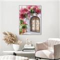 Picture of Red Floral Arch _GroupedProduct_Rectangle_Portrait_Canvas_Framed_