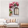 Picture of Red Floral Arch _GroupedProduct_Rectangle_Portrait_Canvas_Framed_