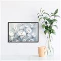 Picture of Blue Magnolias _GroupedProduct_Rectangle_Landscape_Canvas_Framed_
