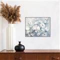 Picture of Blue Magnolias _GroupedProduct_Rectangle_Landscape_Canvas_Framed_
