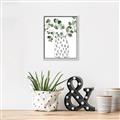 Picture of Leaves in Fun Vase II  _GroupedProduct_Rectangle_Portrait_Canvas_Framed_