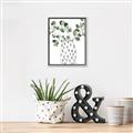 Picture of Leaves in Fun Vase II  _GroupedProduct_Rectangle_Portrait_Canvas_Framed_
