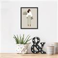 Picture of Palm Girl Fashion I _GroupedProduct_Rectangle_Portrait_Canvas_Framed_