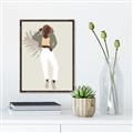 Picture of Palm Girl Fashion II  _GroupedProduct_Rectangle_Portrait_Canvas_Framed_