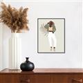 Picture of Palm Girl Fashion II  _GroupedProduct_Rectangle_Portrait_Canvas_Framed_
