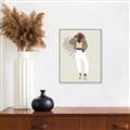 Picture of Palm Girl Fashion II  _GroupedProduct_Rectangle_Portrait_Canvas_Framed_