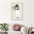 Picture of Palm Girl Fashion II  _GroupedProduct_Rectangle_Portrait_Canvas_Framed_