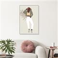 Picture of Palm Girl Fashion II  _GroupedProduct_Rectangle_Portrait_Canvas_Framed_