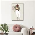 Picture of Palm Girl Fashion II  _GroupedProduct_Rectangle_Portrait_Canvas_Framed_