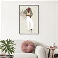 Picture of Palm Girl Fashion II  _GroupedProduct_Rectangle_Portrait_Canvas_Framed_