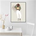 Picture of Palm Girl Fashion II  _GroupedProduct_Rectangle_Portrait_Canvas_Framed_