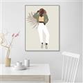 Picture of Palm Girl Fashion II  _GroupedProduct_Rectangle_Portrait_Canvas_Framed_