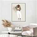 Picture of Palm Girl Fashion II  _GroupedProduct_Rectangle_Portrait_Canvas_Framed_