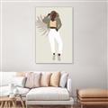 Picture of Palm Girl Fashion II  _GroupedProduct_Rectangle_Portrait_Canvas_Framed_