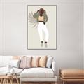 Picture of Palm Girl Fashion II  _GroupedProduct_Rectangle_Portrait_Canvas_Framed_