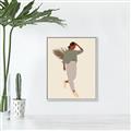 Picture of Palm Girl Fashion III _GroupedProduct_Rectangle_Portrait_Canvas_Framed_