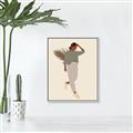 Picture of Palm Girl Fashion III _GroupedProduct_Rectangle_Portrait_Canvas_Framed_