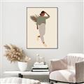 Picture of Palm Girl Fashion III _GroupedProduct_Rectangle_Portrait_Canvas_Framed_