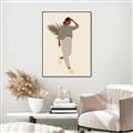 Picture of Palm Girl Fashion III _GroupedProduct_Rectangle_Portrait_Canvas_Framed_