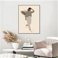 Picture of Palm Girl Fashion III _GroupedProduct_Rectangle_Portrait_Canvas_Framed_