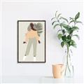 Picture of Palm Girl Fashion IV _GroupedProduct_Rectangle_Portrait_Canvas_Framed_