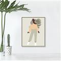 Picture of Palm Girl Fashion IV _GroupedProduct_Rectangle_Portrait_Canvas_Framed_