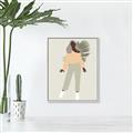 Picture of Palm Girl Fashion IV _GroupedProduct_Rectangle_Portrait_Canvas_Framed_