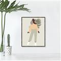 Picture of Palm Girl Fashion IV _GroupedProduct_Rectangle_Portrait_Canvas_Framed_