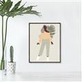 Picture of Palm Girl Fashion IV _GroupedProduct_Rectangle_Portrait_Canvas_Framed_