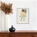 Picture of Palm Girl Fashion IV _GroupedProduct_Rectangle_Portrait_Canvas_Framed_
